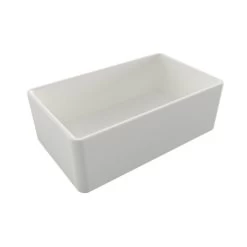 Turner Hastings Novi 75 X 46 Fine Fireclay Matte White Butler Sink