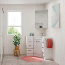 Fienza Corner Mirror Cabinet