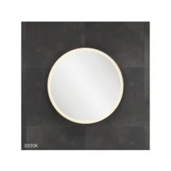 Fienza Round LED Mirror Cabinet 11 Fienza Round LED Mirror Cabinet -Bathroom Shop PSH750R LED 3000k