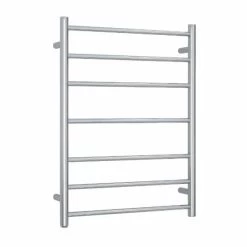Thermogroup Round Ladder Heated Towel Rail With Switch W600 X H800mm