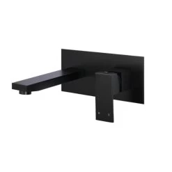 Meir Square Wall Basin Mixer And Spout