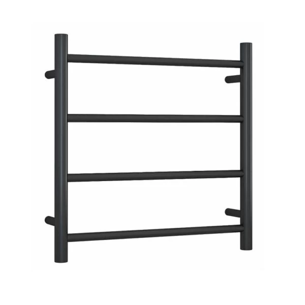 Thermogroup Matte Black Round Ladder Heated Towel Rail W550 X H550mm 3 Thermogroup Matte Black Round Ladder Heated Towel Rail W550 X H550mm