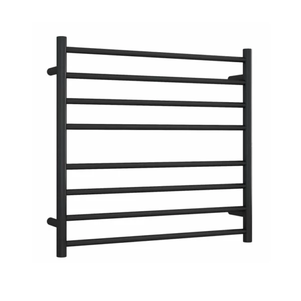 Thermogroup Matte Black Round Ladder Heated Towel Rail W750 X H700mm 3 Thermogroup Matte Black Round Ladder Heated Towel Rail W750 X H700mm