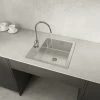 Castano Lirio Care Single Bowl Sink 1 Castano Lirio Care Single Bowl Sink -Bathroom Shop SSLIRSB480 Lifestyle