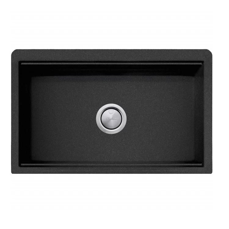 Oliveri Santorini Black Farmhouse Undermount Sink 3 Oliveri Santorini Black Farmhouse Undermount Sink