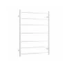 Thermogroup Satin White Round Ladder Heated Towel Rail W600 X H800mm -Bathroom Shop Satin White BS44MW 600x600 1