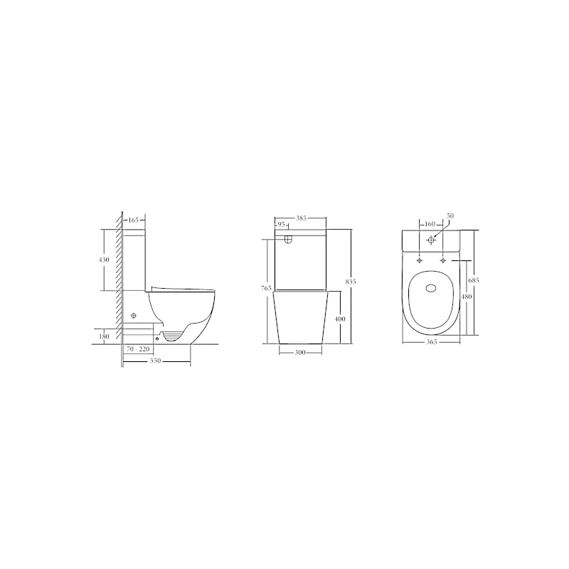 Best BM Toulouse Tornado Flush Toilet Suite 4 Best BM Toulouse Tornado Flush Toilet Suite - Image 2