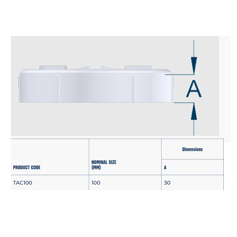 Pipe King Threaded Access Cap 100mm DWV TAC100 4 Pipe King Threaded Access Cap 100mm DWV TAC100 - Image 2
