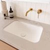 ADP Glory Under Counter Basin Matte White Solid Surface -Bathroom Shop TOPTGLO5536 TS