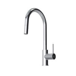 Oliveri Torrens Pull Out Goose Neck Spray Sink Mixer