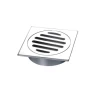 Harbic Brassware Square Floor Grate 80mm