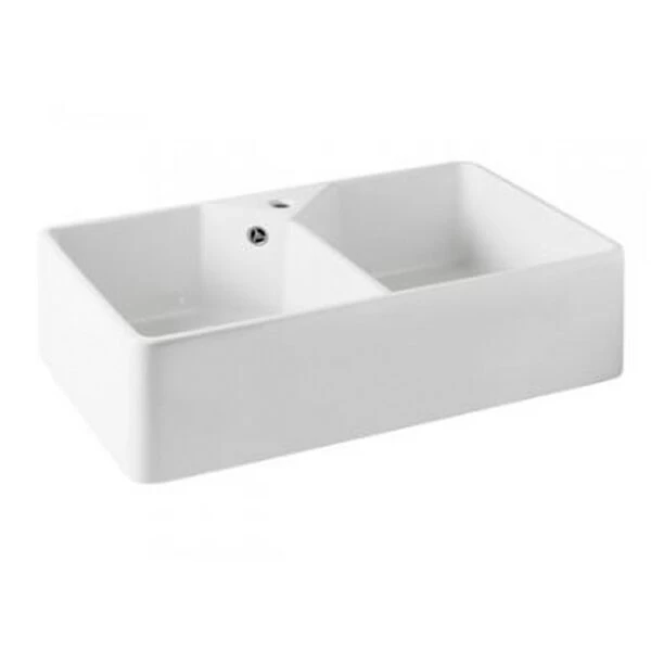 Turner Hastings Chester 80 X 50 Double Flat Fine Fireclay Butler Sink 3 Turner Hastings Chester 80 X 50 Double Flat Fine Fireclay Butler Sink