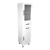 Fienza UniCab Tallboy – 1 Glass Panel Door And 2 Drawers 2 Fienza UniCab Tallboy – 1 Glass Panel Door And 2 Drawers -Bathroom Shop UNICAB® Tallboy 1 Glass Panel Door 2 Drawers 600x600 1