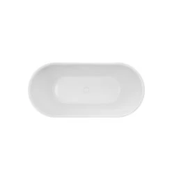 Decina Valentina 1700 Freestanding Bath Gloss White -Bathroom Shop VA1500GW 2