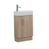 ECT Piccolo Ensuite Floorstanding Vanity With Ceramic Top 2 ECT Piccolo Ensuite Floorstanding Vanity With Ceramic Top -Bathroom Shop VT Piccolo50