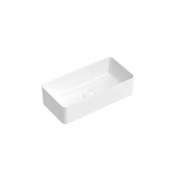 ADP Lisa Above Counter Gloss White Ceramic Basin