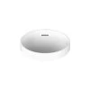 ADP Luka Semi-Inset Solid Surface Basin Matte White -Bathroom Shop adp luka semi inset solid surface basin white 1