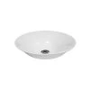 ADP Venus White Semi-Inset Ceramic Basin Gloss White -Bathroom Shop adp venus white semi inset ceramic basin gloss white TOPCVENWH