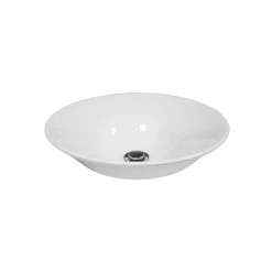 ADP Venus White Semi-Inset Ceramic Basin Gloss White