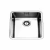 BUK Traditionell Single Bowl Sink 440 X 540mm -Bathroom Shop bkr4454 traditionell under overmount single bowl sink