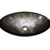 Ledin Blaze Oval Glass Above Counter Basin 2 Ledin Blaze Oval Glass Above Counter Basin -Bathroom Shop blaze ovalglass basin