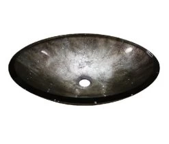 Ledin Blaze Oval Glass Above Counter Basin