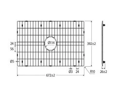 Fienza Butler Sink Protector Medium -Bathroom Shop butler sink protector medium specs