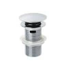 Fienza Pop Up Waste 32mm Overflow Basin Waste Chrome -Bathroom Shop dome pop up basin waste