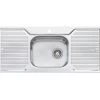Oliveri Diaz Single Bowl Sink With Double Drainer -Bathroom Shop dz133