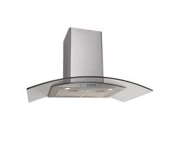 Euro Appliances 90cm Curved Glass Canopy Rangehood