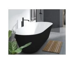 Decina Elinea Black 1500 Freestanding Bath