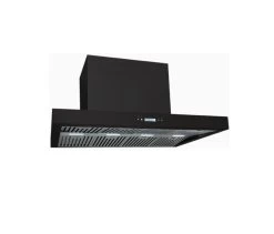 Euro Appliances 120cm Black Alfresco Canopy Rangehood