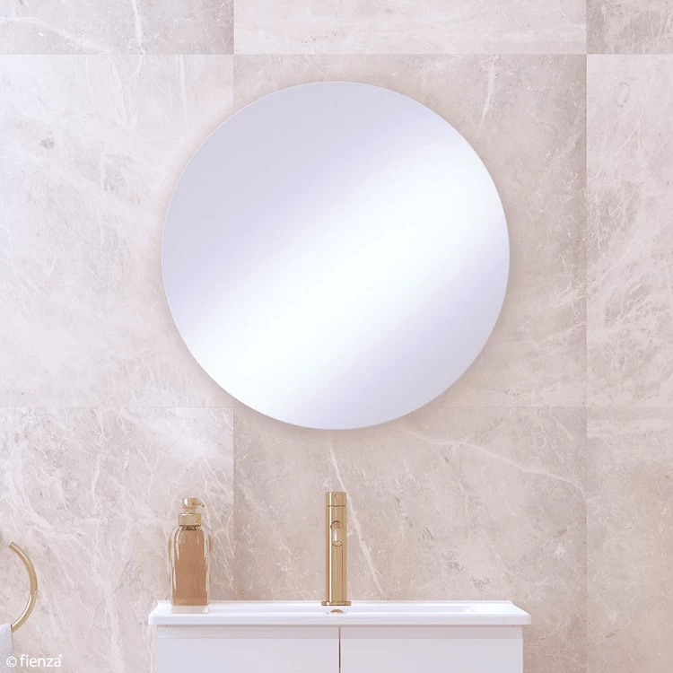 Fienza Round Mirror 700mm Glue On 4 Fienza Round Mirror 700mm Glue On - Image 2