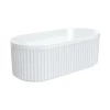 Fienza Eleanor Fluted 1700 Freestanding Bath -Bathroom Shop fr711 1700