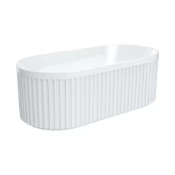 Fienza Eleanor Fluted 1700 Freestanding Bath