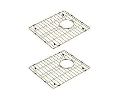 Fienza Hana 27L Double Kitchen Sink Kit PVD Rugged Brass -Bathroom Shop hana 27l double kitchen sink kit pvd rugged brass 3