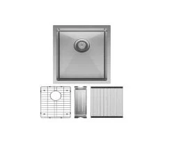 Fienza Hana 27L Single Kitchen Sink Kit