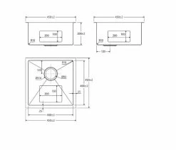 Fienza Hana 32L Single Kitchen Sink Kit PVD Rugged Brass -Bathroom Shop hana 32l single kitchen sink kit pvd rugged brass specs