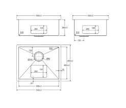 Fienza Hana 40L Single Kitchen Sink Kit -Bathroom Shop hana 40l single kitchen sink kit specs
