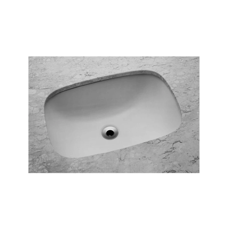 Johnson Suisse Emilia Rectangular Undercounter Vanity Basin With 32mm Pop-up Waste 3 Johnson Suisse Emilia Rectangular Undercounter Vanity Basin With 32mm Pop-up Waste