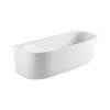 Johnson Suisse Venezia Back To Wall Acrylic Bath 1700