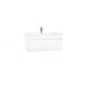 Impressions Sleek 900mm Wall Hung Vanity Unit With Cube Square Ceramic Top -Bathroom Shop k ps900sq