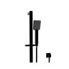 Fienza Koko Matte Black Rail Shower 1 Fienza Koko Matte Black Rail Shower -Bathroom Shop koko hand rail black