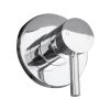 Linkware Dan Elle Wall Mixer Round Plate -Bathroom Shop linkware dan elle wall mixer round plate Chrome