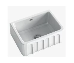 Abey Chambord Louis Single Bowl Fireclay Sink