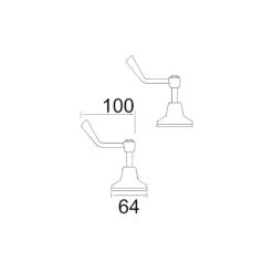 Millennium Tradesman Wall Top Assembly 100mm Lever 5 Millennium Tradesman Wall Top Assembly 100mm Lever -Bathroom Shop millennium tradesman wall top assembly 100mm lever specs