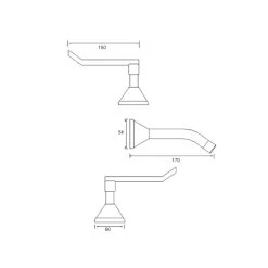 Millennium Waterfall 150mm Lever Bath Set -Bathroom Shop millennium waterfall 150mm lever bath set specs