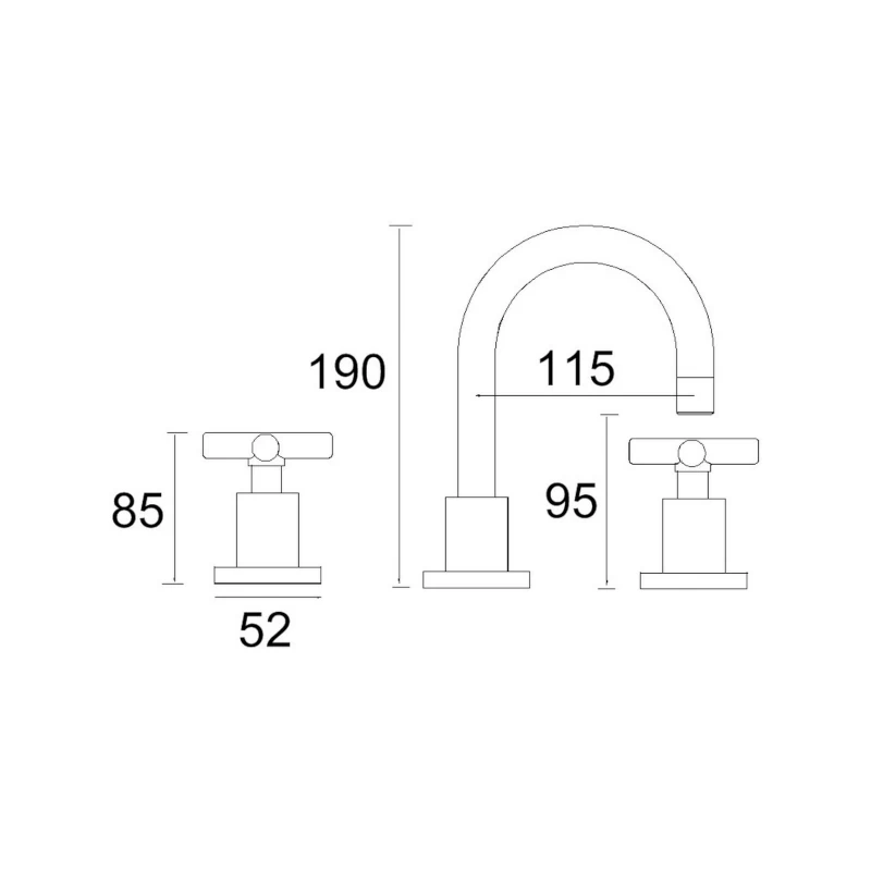Millennium Waterpoint Basin Set 4 Millennium Waterpoint Basin Set - Image 2