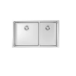 Abey Montego Large Bowl & Three Quarter Bowl Sink