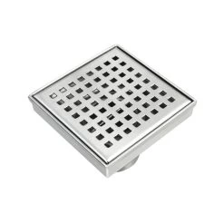 Radiant Square Patterned Floor Waste 100x100mm + 38mm Outlet